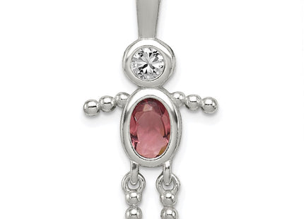 Sterling Silver Pendants Style QC6713JUN - Classique Jewelry Inc.