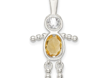 Sterling Silver Pendants Style QC6713NOV - Classique Jewelry Inc.