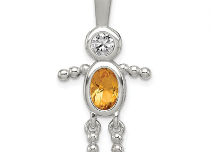 Sterling Silver Pendants Style QC6713NOV - Classique Jewelry Inc.