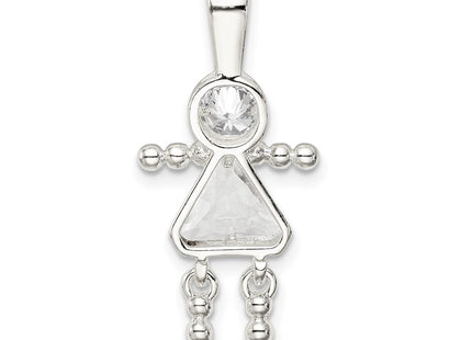 Sterling Silver Pendants Style QC6714APR - Classique Jewelry Inc.