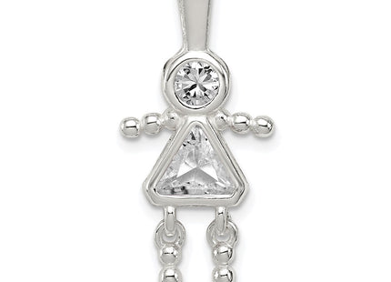 Sterling Silver Pendants Style QC6714APR - Classique Jewelry Inc.