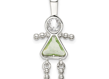 Sterling Silver Pendants Style QC6714AUG - Classique Jewelry Inc.