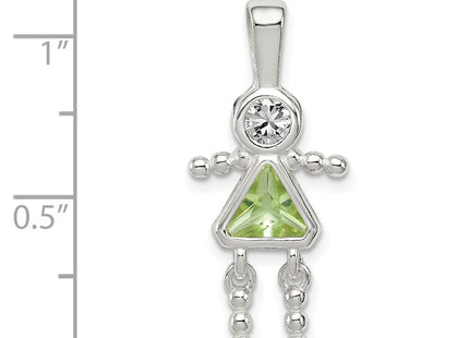 Sterling Silver Pendants Style QC6714AUG - Classique Jewelry Inc.