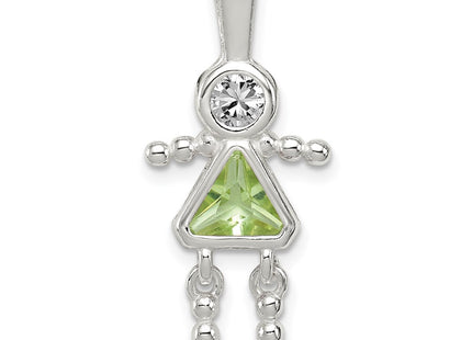 Sterling Silver Pendants Style QC6714AUG - Classique Jewelry Inc.