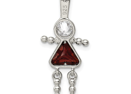 Sterling Silver Pendants Style QC6714JAN - Classique Jewelry Inc.