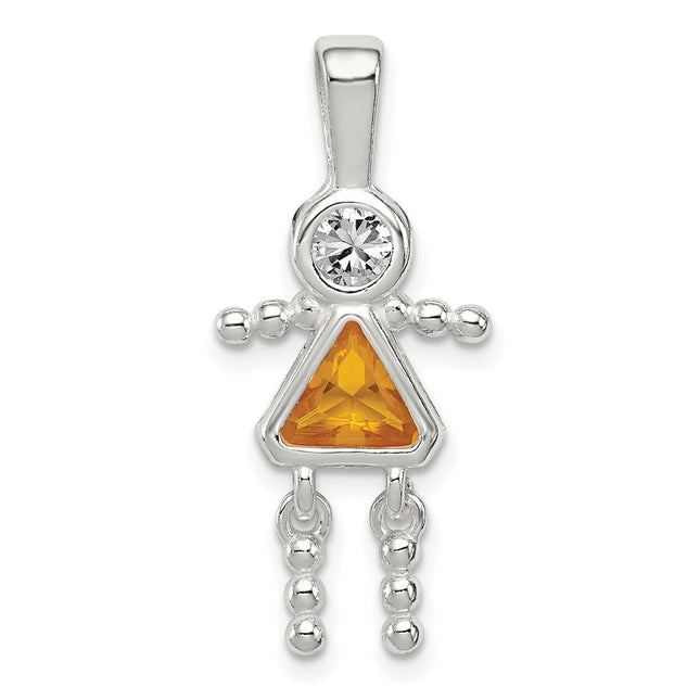 Sterling Silver Pendants Style QC6714NOV - Classique Jewelry Inc.