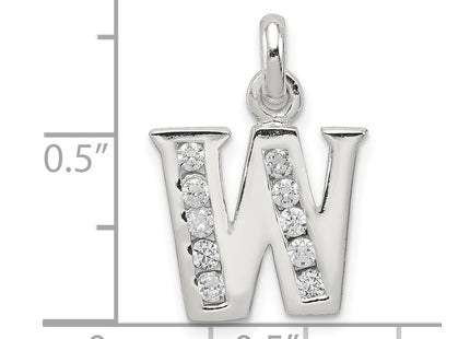 Sterling Silver Pendants Style QC6716W - Classique Jewelry Inc.