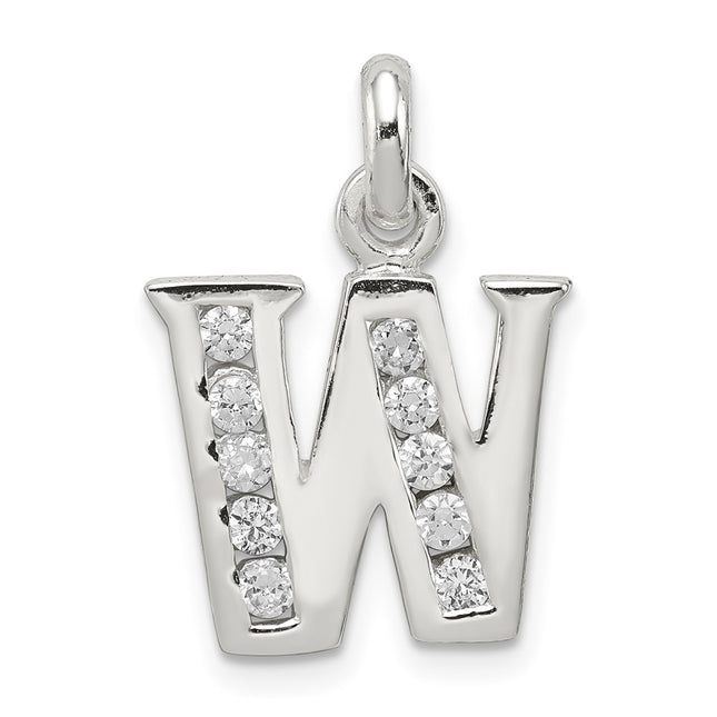 Sterling Silver Pendants Style QC6716W - Classique Jewelry Inc.