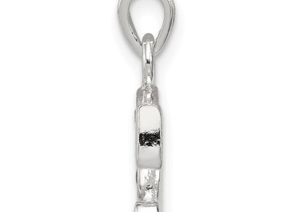 Sterling Silver CZ Letter C Initial Pendant