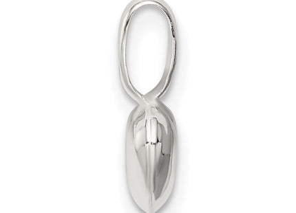 Sterling Silver Puffed Heart Charm (Style QC6723)