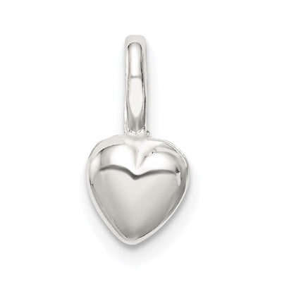 Sterling silver heart charm