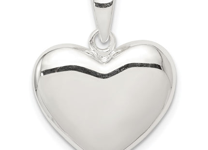 Sterling silver heart pendant
