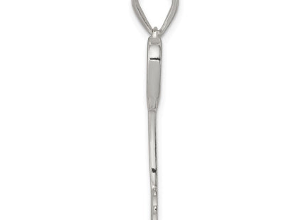 Sterling Silver Polished Key Pendant