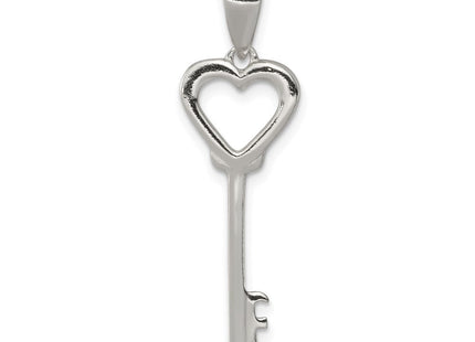 Sterling Silver Polished Key Pendant