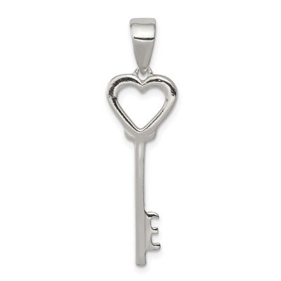 Sterling silver key pendant