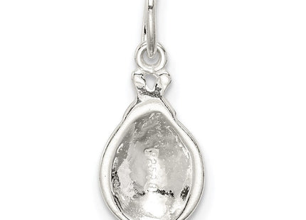 Sterling Silver Enameled Lady Bug Charm (Style QC6855)