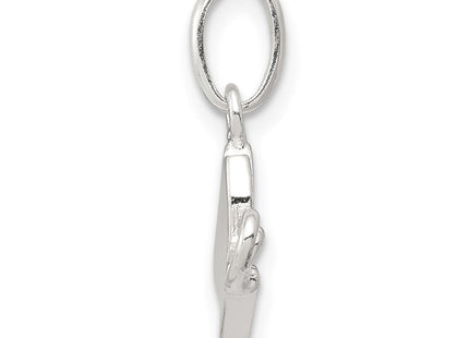 Sterling Silver Enameled Butterfly Charm (Style QC6868)