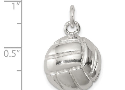 Sterling Silver Volleyball Charm (Style QC703)