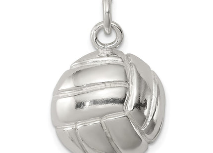 Sterling Silver Volleyball Charm (Style QC703)
