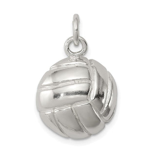 Sterling Silver Volleyball Charm (Style QC703)