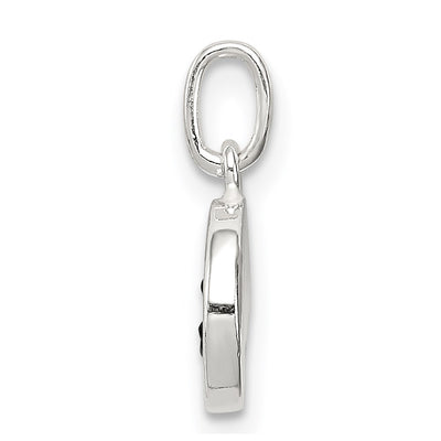 Sterling Silver Enameled Emotion Face Charm