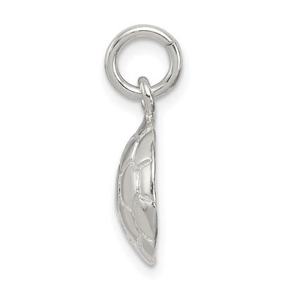 Sterling Silver Soccer Ball Charm, 20 x 12mm
