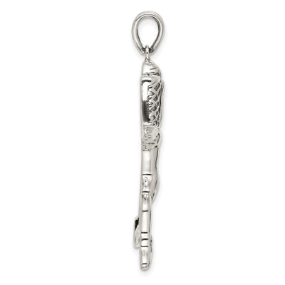 Sterling Silver Basketball Player Charm