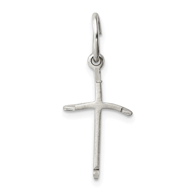 Sterling Silver Cross Pendant, 21 x 12mm
