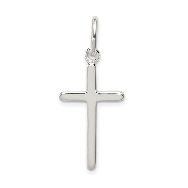 Sterling Silver Cross Pendant, 25 x 14mm