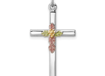 Sterling silver cross pendant