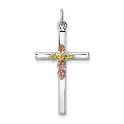 Sterling silver cross pendant