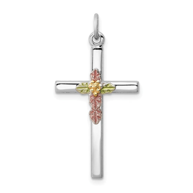Sterling silver cross pendant