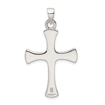 Sterling Silver Cross Pendant, 36 x 25mm