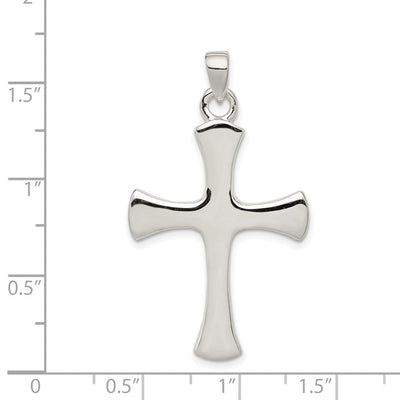 Sterling Silver Cross Pendant, 36 x 25mm