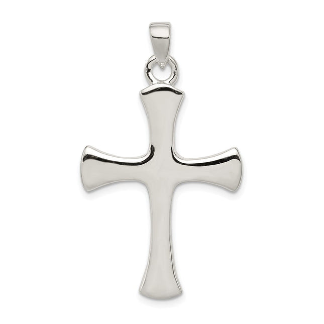 Sterling Silver Cross Pendant, 36 x 25mm
