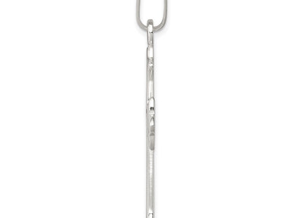 Sterling silver cross pendant, alternate view