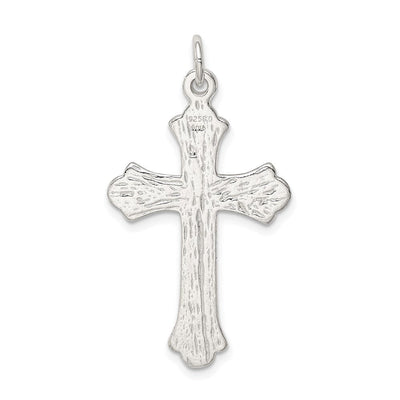 Sterling Silver Cross Pendant, 34 x 21mm
