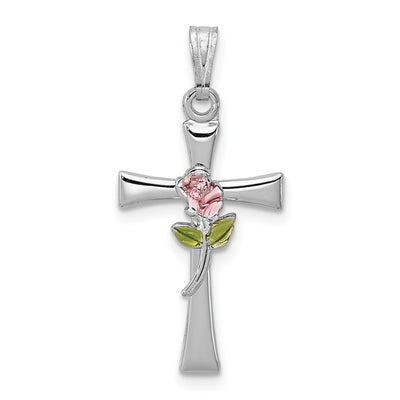 Sterling silver cross pendant