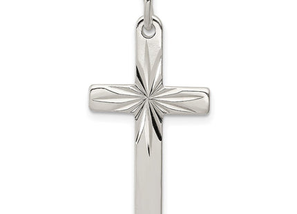 Sterling Silver Cross Pendant (Style QC7269)
