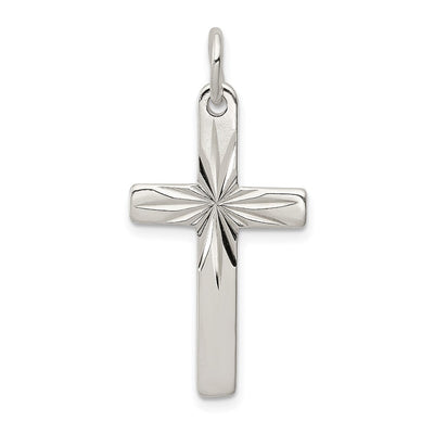 Sterling silver cross pendant