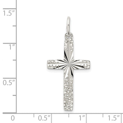 Sterling Silver Cross Pendant, 29 x 16mm