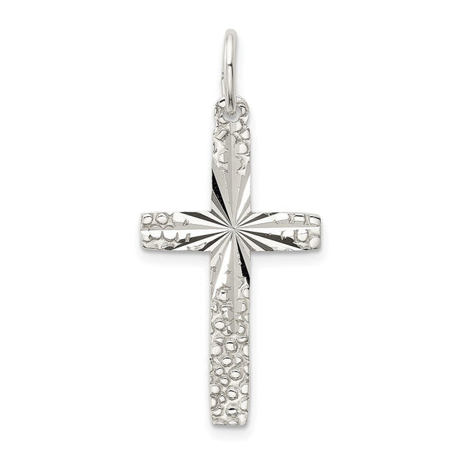 Sterling Silver Cross Pendant, 29 x 16mm