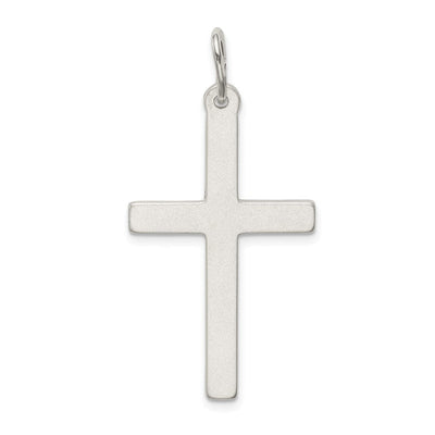 Sterling Silver Cross Pendant, 36 x 20mm