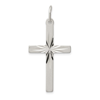 Sterling silver cross pendant