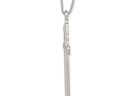 Sterling silver cross pendant, alternate view