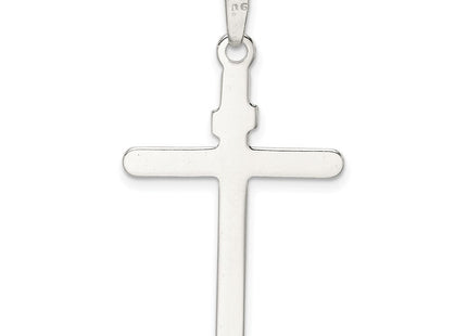 Sterling silver cross pendant, further view