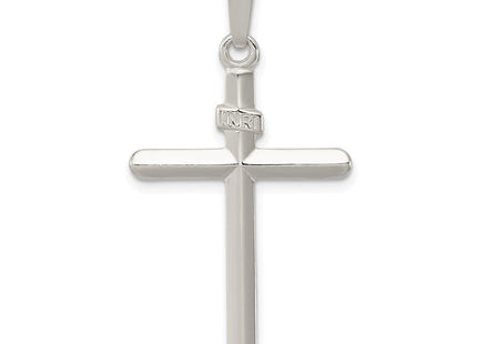 Sterling Silver Polished INRI Cross Pendant