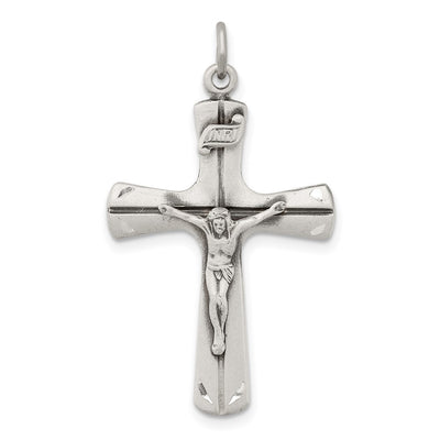 Sterling silver crucifix pendant