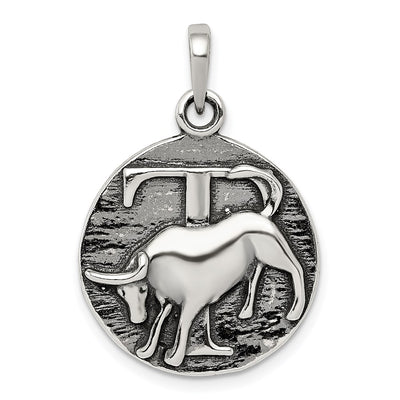 Sterling silver zodiac pendant