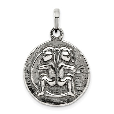 Sterling silver zodiac pendant